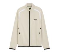 Herren Tennissweatshirt BOSS TOC Spin Full Zip - light beige - Beige (XXL)