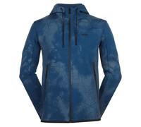 Herren Tennissweatshirt BOSS Zip-Up With Decorative Reflective Artwork - Blau (XXL)