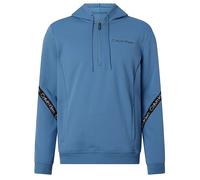 Herren Tennissweatshirt Calvin Klein PW 1/4 Zip Hoodie - copen blue - Blau (S)