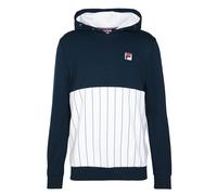Herren Tennissweatshirt Fila Hoody Misha - peacoat blue/white - Blau (S)