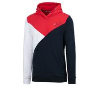 Herren Tennissweatshirt Fila Sweathoody Jacob - navy/white/fila red - Mehrfarbig (XXL)