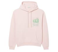 Herren Tennissweatshirt Lacoste Printed Fleece - light pink - Rosa (M)