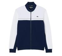 Herren Tennissweatshirt Lacoste Sport Zipped Colour-Block - navy blue/white - Mehrfarbig (M)