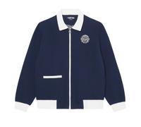 Herren Tennissweatshirt Lacoste Tennis Heritage Ultra Dry - navy blue/white - Blau (M)