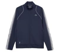 Herren Tennissweatshirt Lacoste Tennis x Daniil Medvedev Zipped Sweatshirt - blue/white - Blau (M)