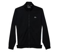 Herren Tennissweatshirt Lacoste Tennis Zipped Ripstop Tennis Sweatshirt - black - Schwarz (XXL)