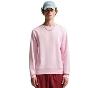 Herren Tennissweatshirt Nike Club Fleece Crew - pink foam/white - Rosa (M)