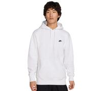 Herren Tennissweatshirt Nike Club Fleece Pullover - Weiß (S)