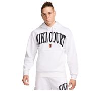 Herren Tennissweatshirt Nike Heritage Court Fleece - Weiß (L)