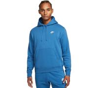 Herren Tennissweatshirt Nike Sportswear Club Hoodie PO BB - dark marine blue/dark marine blue/white - Blau (XXL)