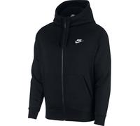 Herren Tennissweatshirt Nike Swoosh M Club Hoodie FZ BB - Schwarz (XXL)