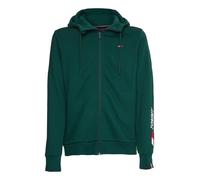 Herren Tennissweatshirt Tommy Hilfiger Essentials Full Zip Hoody - hunter - Grün (M)