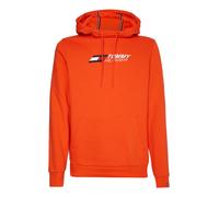 Herren Tennissweatshirt Tommy Hilfiger Essentials Hoody - acid orange - Orange (S)