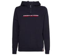 Herren Tennissweatshirt Tommy Hilfiger Graphic 1/4 Zip - desert sky - Blau (S)