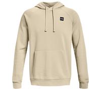 Herren Tennissweatshirt Under Armour Men's UA Rival Fleece Hoodie - khaki base/onyx white - Beige (S)