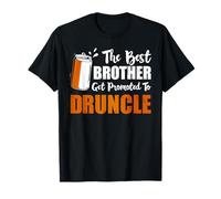 Herren The Best Brother Get Promoted To Druncle Bier Säufer Onkel T-Shirt