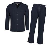 Herren Thermo-Pyjama-Set mit langärmligem Oberteil und Unterteil für kalte Nächte S