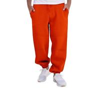 Herren-Trainingshose, normale Passform, Jogginghose mit Bündchen, schwarze Loungehose, weite Yogahose, bequeme Trainingshose, Outdoor-Sport, Trainingshose, elastische Taille, Kordelzug, Größe XXXL,