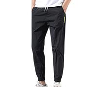 Herren-Trainingshose, normale Passform, Stretch, Activewear-Hose, Bündchen, Sporthose, leicht, Jogger, Fitnessstudio, Trainingshose, elastische Taille, Kordelzug, Casaul, Businesshose,