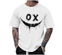 Herren Tshirt Oversized Sommer Kurzarm Rundhals T Shirt Mode Einfarbig Loose Fit Baggy Baumwolle Atmungsaktiv Sport Basic Long Tee Shirt Männer Sommer Modische Tops Übergroßes Oberteile