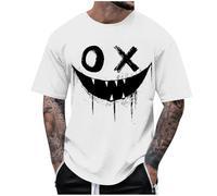 Herren Tshirt Oversized Sommer Kurzarm Rundhals T Shirt Mode Einfarbig Loose Fit Baggy Baumwolle Atmungsaktiv Sport Basic Long Tee Shirt Männer Sommer Modische Tops Übergroßes Oberteile