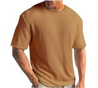 Herren Tshirt Sommer Baumwolle Oversized T-Shirt Rundhals Kurzarm Lose Tee Shirt Vintage Übergroßes Oberteile Sport Casual Streetwear Modische Tops