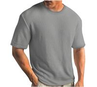 Herren Tshirt Sommer Baumwolle Oversized T-Shirt Rundhals Kurzarm Lose Tee Shirt Vintage Übergroßes Oberteile Sport Casual Streetwear Modische Tops