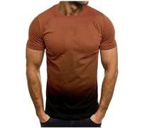 Herren Tshirt Sommer Sport Oberteile Casual Rundhals Tunika Tops Vintage Basic Kurzarm Tee Shirts Lustig Neuartiger Druck Sporthemd Schnell Trocknende Sportshirt Regular Fit Laufshirt