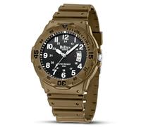 Herren Uhr Wasserdichte Analoge Quarzuhr Sport Armbanduhr Herren mit Datum | Casual Designer Uhr mit 12/24-Stunden-Anzeige, Langlebiges Silikonarmband, 3ATM Wasserdicht für den täglichen Gebrauch