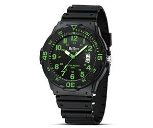 Herren Uhr Wasserdichte Analoge Quarzuhr Sport Armbanduhr Herren mit Datum | Casual Designer Uhr mit 12/24-Stunden-Anzeige, Langlebiges Silikonarmband, 3ATM Wasserdicht für den täglichen Gebrauch