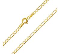 Herren und Damen-Halskette aus Gold 585 Figaro 2,2 mm variante 45 cm