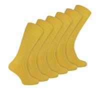 Herren Unifarbene Baumwollreiche Rippstrumpfsocken EU 39 - 45