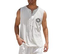 Herren-Unterhemden 3XL Baumwolle Weiss Ärmellose Tanktop Muskelshirts Sommer 5XL Locker Sport Unterhemden Tank Top Stretch Bauchweg Lang Weit Oversized Herren-Unterhemden Unterhemd