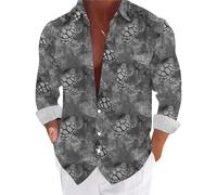 Herren V Ausschnitt Kurzarm Hemd Button Down Regular Fit Freizeithemden Angesagte Ferienhemd Mit Druck Männer Reisehemd Atmungsaktiv Und Schnelltrocknend Hemd Vintage Sommerhemd