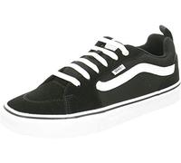 Herren Vans Größe 40, Filmore Sneaker Schwarz & Weiß Wildleder & Mesh Canvas Sportschuhe, Low-Top Turnschuhe für Herren, Leichte Herrenschuhe von Vans Active Wear Range (EU 40)