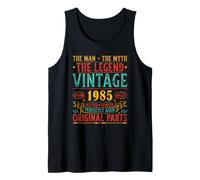 Herren Vintage 1985 T-Shirts für Herren Retro Funny 1985 Geburtstag Tank Top