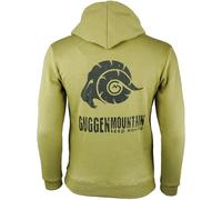 Herren Wandern Kapuzenpullover Fleece Hoodie Outdoor Mit Logo Olive L
