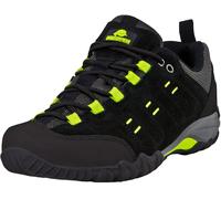 GUGGEN Mountain T004 Herren Trekking-& Wanderschuhe Outdoorschuhe Walkingschuhe wasserdciht Mit Membran und Wildleder Farbe Schwarz-Gruen EU 43