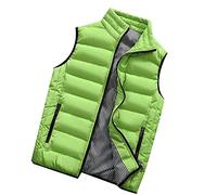 Herren-Weste, leicht, lässig, Outdoor, gesteppt, Bodywarmer, ärmelloser Mantel, warme Pufferweste, Bodywarmer Jacke mit Reißverschlusstaschen, Winter, warm, klassisch, stilvoll, gepolsterte Weste,