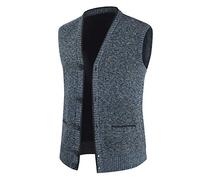Herren Weste Outwear Jacke Sweater Strickpullover Weste Button Gestrickte Weste Strickjacke Herren Strickjacke Ärmellose Gilets V-Ausschnitt Strickpullover Herbst Winter Männer Pullover Mantel Outdoor
