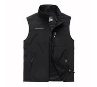 Herren Westen Herren Jacke ärmellose Weste Sommer Outdoor Weste Angelweste Leichte Ärmellose Weste mit Reißverschlusstaschen Lässig Funktionsweste Wandern Jacke Camping Fotografie Weste