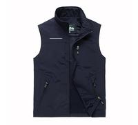 Herren Westen Herren Jacke ärmellose Weste Sommer Outdoor Weste Angelweste Leichte Ärmellose Weste mit Reißverschlusstaschen Lässig Funktionsweste Wandern Jacke Camping Fotografie Weste