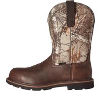 Herren-Western-Cowboystiefel aus Leder mit quadratischer Zehenpartie, mittelhoher, lässiger Arbeitsstiefel, bestickter Country-Stiefel aus Leder, moderne, traditionell bestickte,Multi colored,44