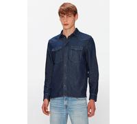 7 for all mankind Jeanshemd Herren Regular Fit Baumwolle blau, S