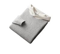 Herren Winter Kaschmir Hoodie Pullover Verdicktes Top Casual Sweater Kaschmir Pullover, gray9, M