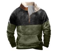 herren winterjacken reduziert kaschmir pullover herren fitness kleidung herren herren pullover schwarz Herren Steppweste Waterproof Jacket Men Wollmantel Herren Winter Wollmantel (XXL, Army Green)