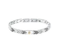 Herrenarmband aus Stahl, ICONIC Kollektion, Fischgrätmuster - JM225AVD89