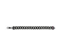 Herrenarmband Dressed up aus schwarzem Edelstahl