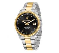 Maserati Herrenuhr Competizione R8853100042 – 43 mm, Analog, Quarz, Datum, Mineralglas, Gold