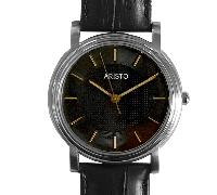 Herrenarmbanduhr »Schwarz-Gold«.